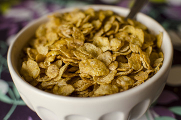 Desayuno copos de maíz