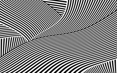 Zebra Design Black and White Stripes Vector