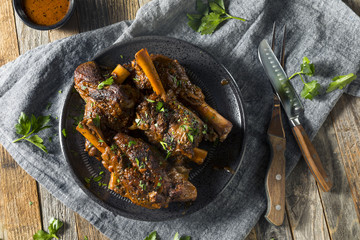 Homemade Braised Lamb Shanks © Brent Hofacker