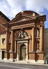 Fototapeta na wymiar Church of St. Charles in Ferrara. Italy