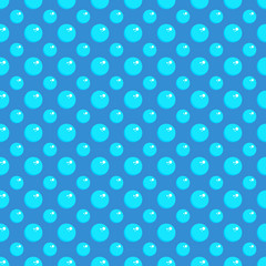 Seamless/Tileable simple blue bubbles pattern