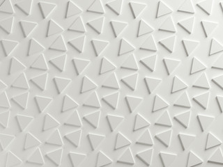 White triangular textured background