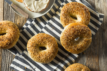 Round Warm Everything Bagels