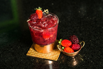 Beautiful drink with Strawberry