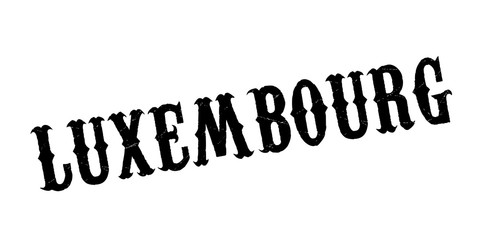 Luxembourg rubber stamp. Grunge design with dust scratches. Effects can be easily removed for a clean, crisp look. Color is easily changed.