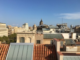 Fototapeta premium Ausblick über die Dächer von Havanna, Kuba, Dach, Stadt, Häuser