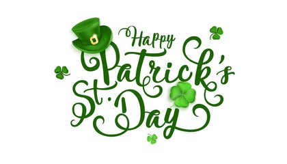 Happy Saint Patrick s Day Vector Illustration