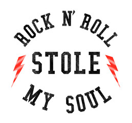 rock graphic for t shirt
