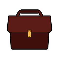 Business briefcase symbol icon vector illustration graphic design
