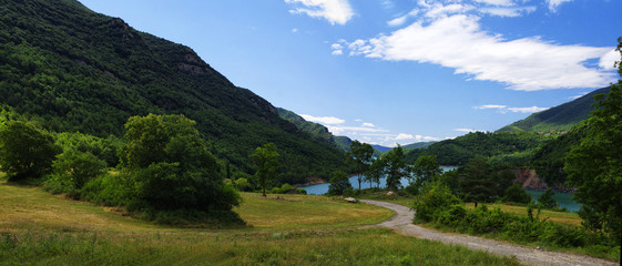 The Lago Bonito, Cercs, Catalonia, Spain