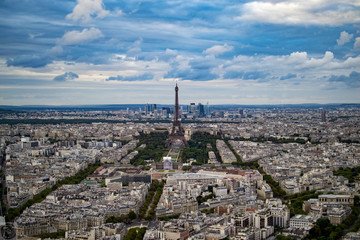 La tour eiffel depuis la tour montparnasse