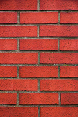 Decorative orange brick wall as a texture or for background