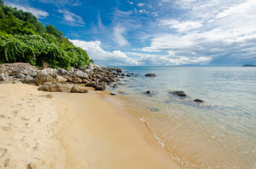 Beaches of the island of Cu Lao Cham in Vietnam