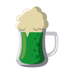 Irish green beer icon vector illustration graphic design