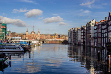 Fototapeta na wymiar Amsterdam - Canal