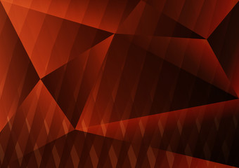 Brown polygonal background, abstract texture for advertising business, vector illustration