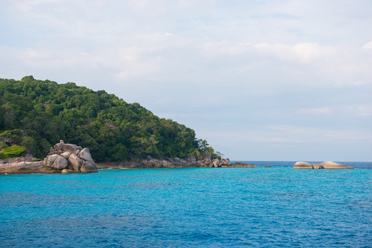 Tropical island at Similan island