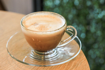  take a break with hot chocolate   in coffee shop