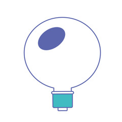 christmas bulb isolated icon vector illustration design