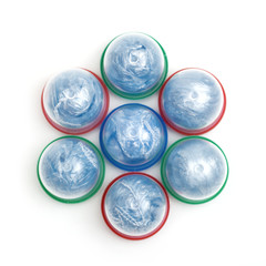 shoe covers on the white background