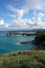 Obraz premium Santander cliffs in a sunny day