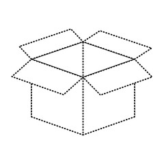 carton box delivery service vector illustration design