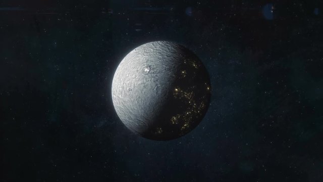 Ceres of the Future - Spaceship Approaching