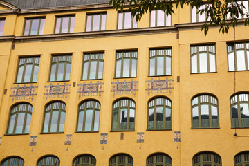 Fototapeta na wymiar Old building in Stockholm