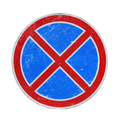 Old parking is not allowed road sign
