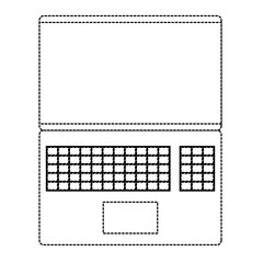 laptop computer isolated icon vector illustration design