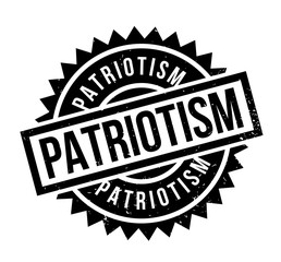 Patriotism rubber stamp. Grunge design with dust scratches. Effects can be easily removed for a clean, crisp look. Color is easily changed.