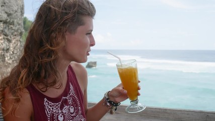 BALI, INDONESIA - march 2017: Suluban secret surf beach Uluwatu Bali Indonesia