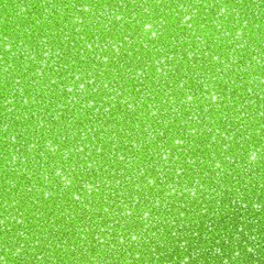 Green shimmering background with glittering lights a