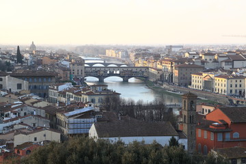 Fototapeta na wymiar Skyline di Firenze