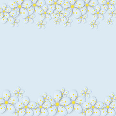 Paper flower background.