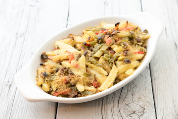 Tasty dish of ratatouille