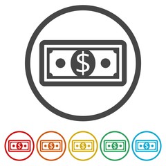 Money design, Money Vector Design Illustration, 6 Colors Included