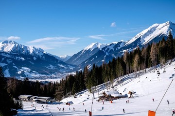 Im Skigebiet Ehrwald