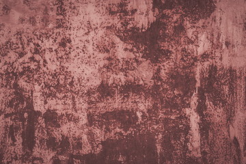  metalic, rusty surface covered with old paint. toned.