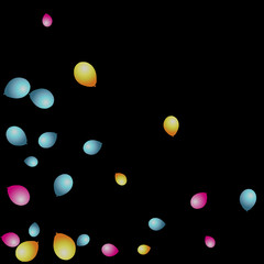 Background with Colorful balloons. Simple Feminine Pattern for Card, Invitation, Print. Trendy Decoration with Beautiful balloons. 
