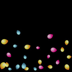 Background with Colorful balloons. Simple Feminine Pattern for Card, Invitation, Print. Trendy Decoration with Beautiful balloons. 
