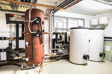 boilers and heating system with regulation
