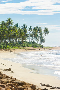 Sri Lanka, Rathgama - Marvelous natural beach landscape of Rajgama aka Rathgama