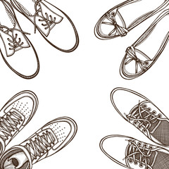  illustration sports sneakers