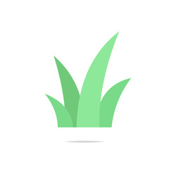 Grass icon vector