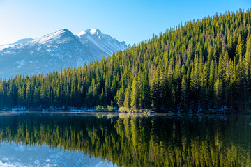 Fototapeta na wymiar Bear Lake, Rocky Mountains, Colorado, USA.