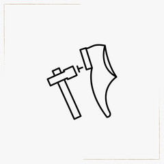 shoemaker line icon