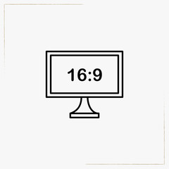 television line icon
