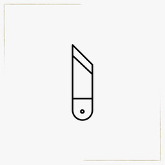 cutter line icon