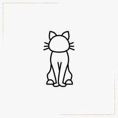 cat line icon